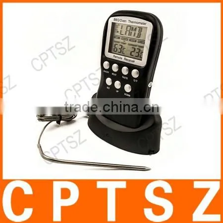 The new remote wireless BBQ grill meat taste select electronic thermometer alarm kitchen food thermometer