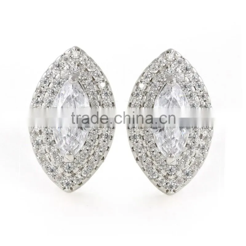 Hot sale fashion cubic earring excellent quality Zircon Stone Earring with different styles