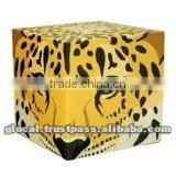 Japan Facial Tissue --- Animal Design Cube Box 'PANTHER'