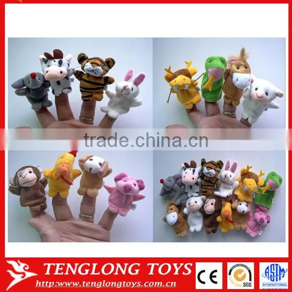 the twelve chinese zodiac signs animal finger puppets toy