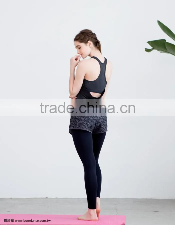 Adult draped layered yoga tops