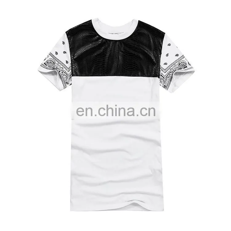Custom men's long t shirts 6003