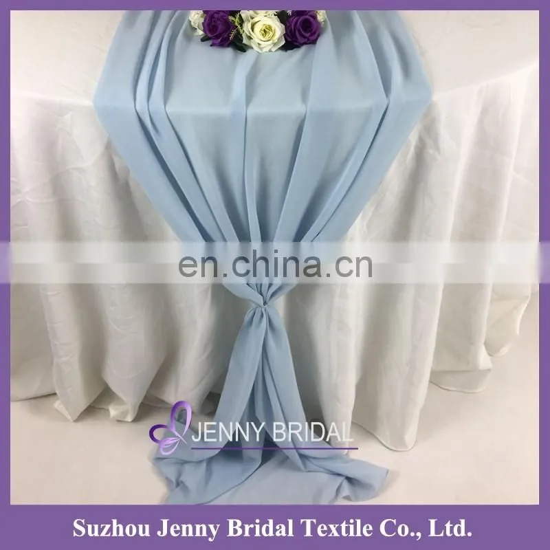 TR018B blue table runners custom christmas table runner