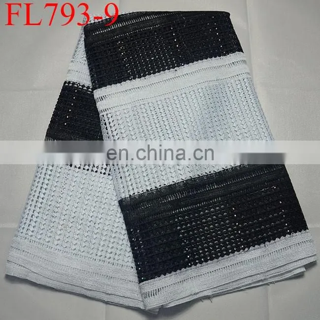 free shipping guipure lace fabric african cord lace fabric 2 color lace
