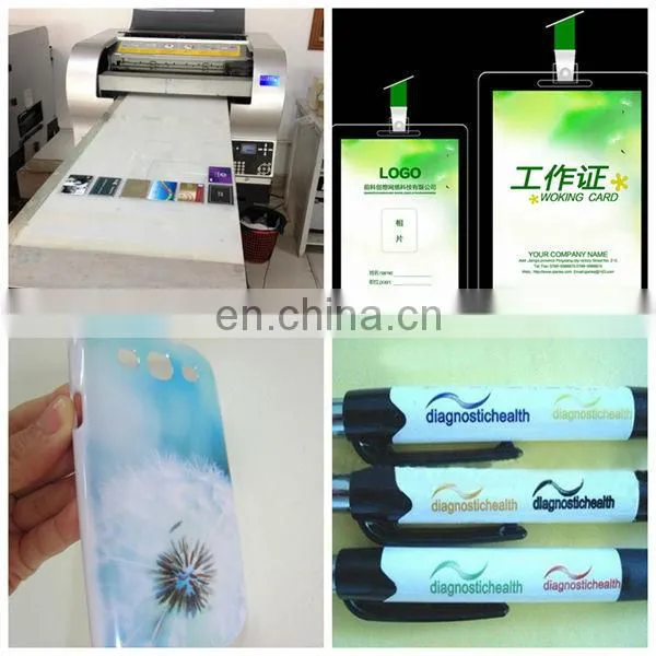 9 color DGT flatbed U flash disk printer machninery sale,universal LOGE plastic U disk Printing machine A2 size for sale