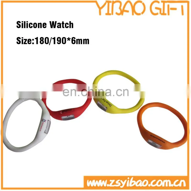 Cheapest customized printed logo Silicone Wristband