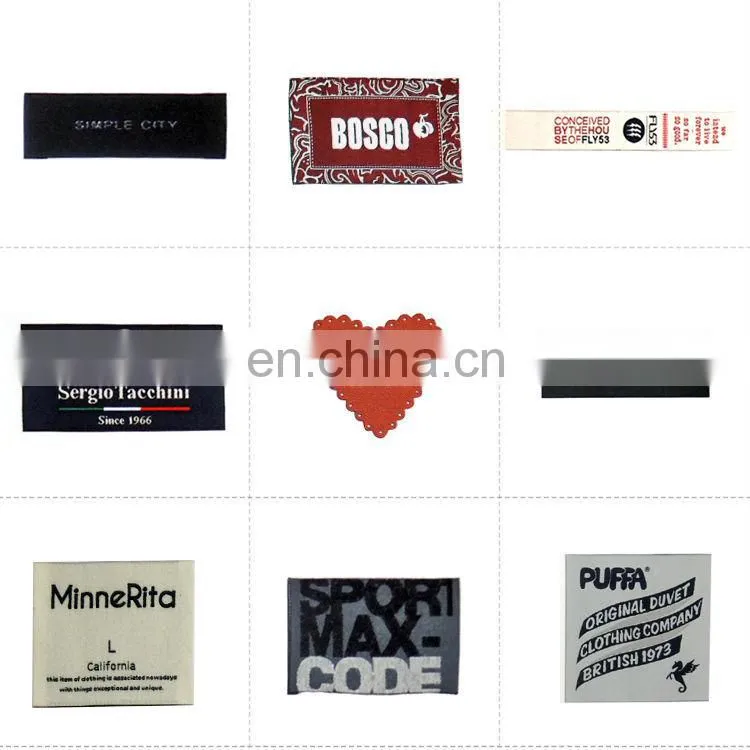 eco-friendly garment woven label