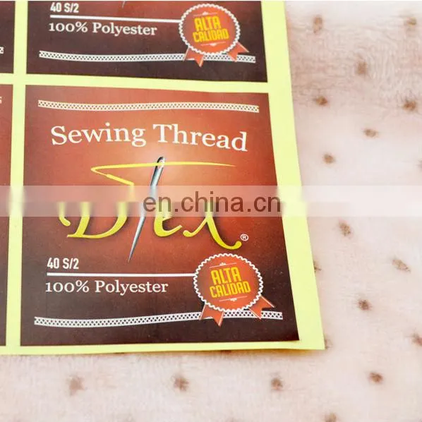 shining adhesive kraft paper label