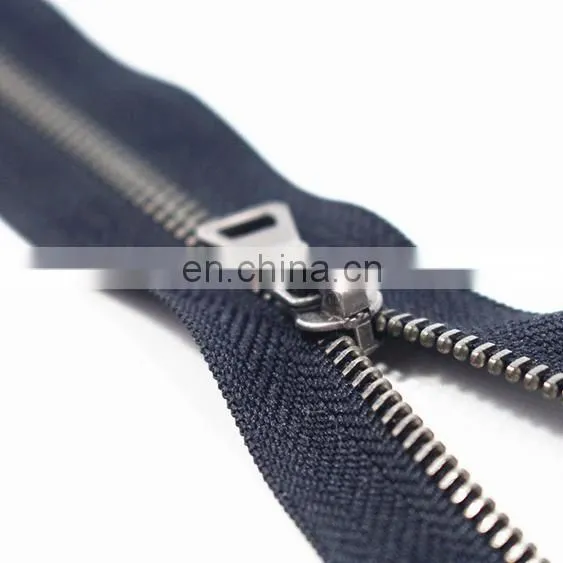 Black Colors Available 30cm 100pcs Close-open black Metal Zippers With Pearl Slider, Multi-color #3 Zippers For DIY Sewing