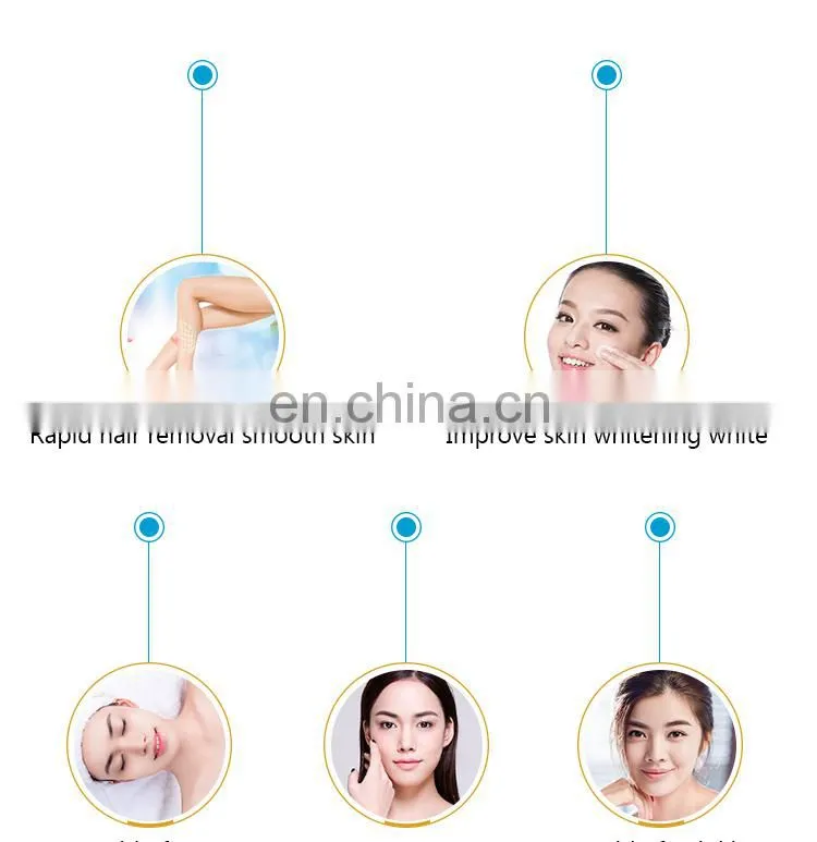 fashion design pink color opt definition depilation hair removal laser machine