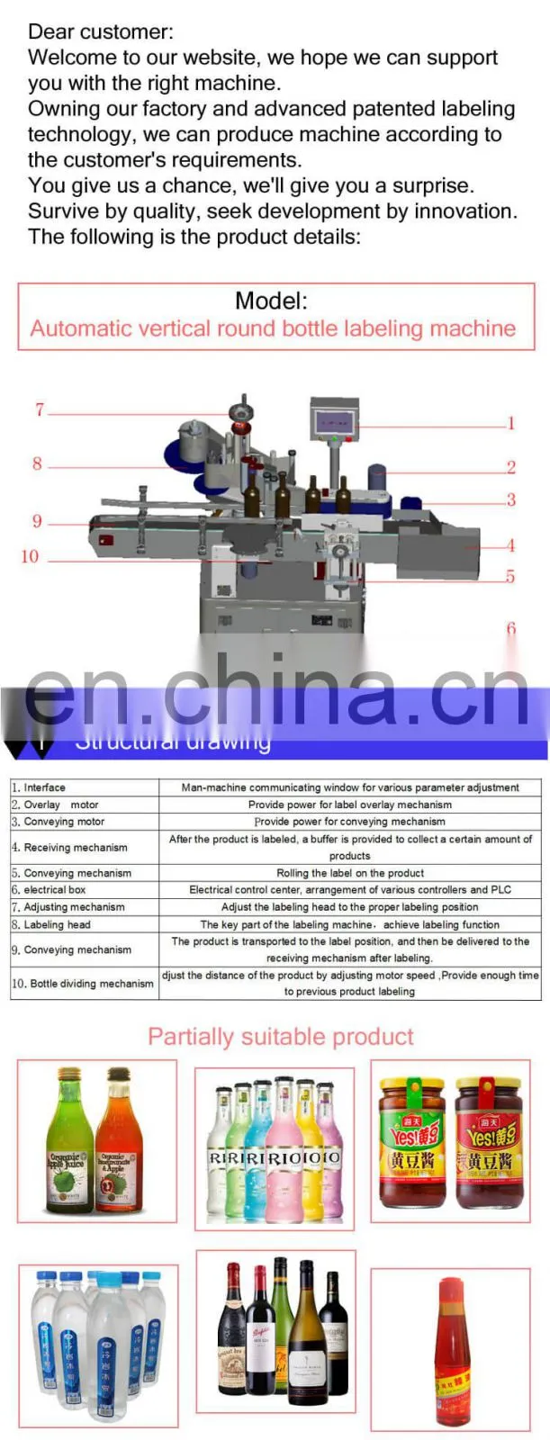 Automatic Cosmetic Wine Chemical Round Bottle Application Labeling Machine Small Bottle Label Machine
