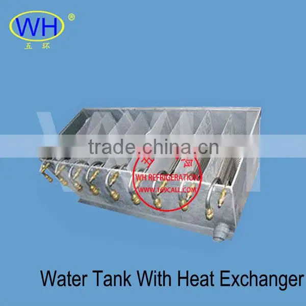 Water tank coil heat exchanger, water cooler heat exchanger