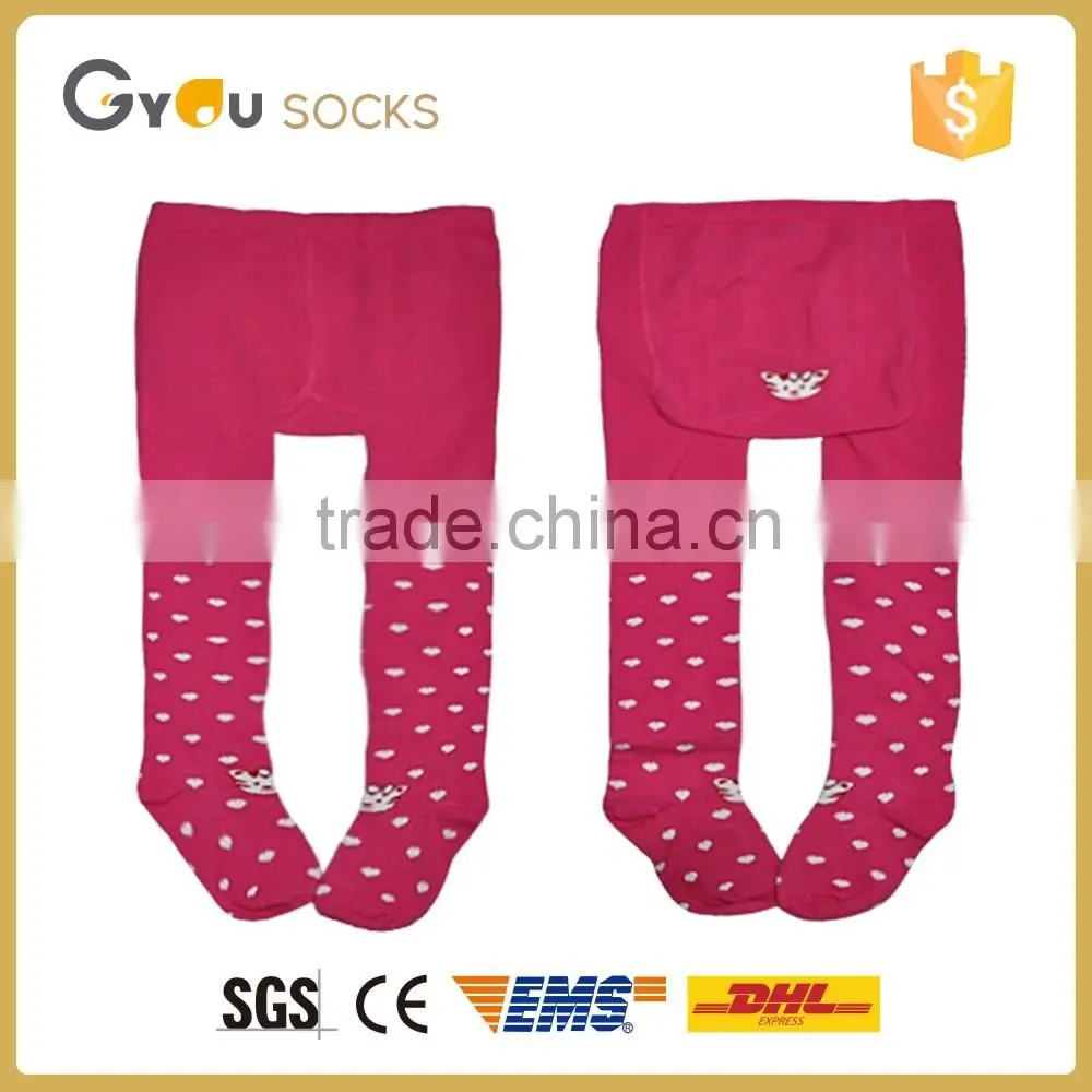 Girls Cute Pink dance soft cotton Pantyhose with cartoon printed