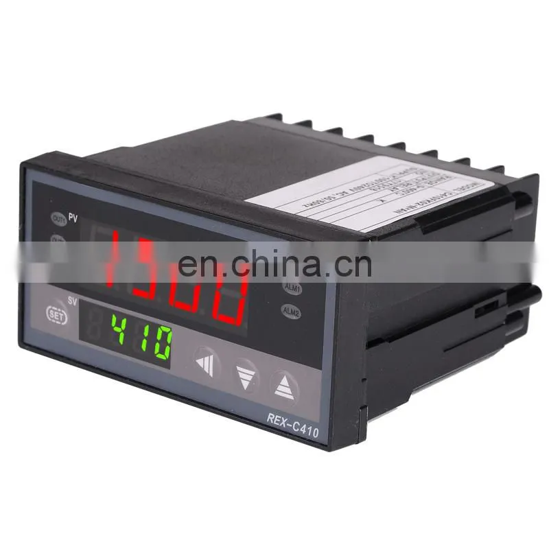 Digital PID Temp Controller REX-C410 48*96mm Horizontal, Input thermocouple K Relay Output for heat Temperature Controller
