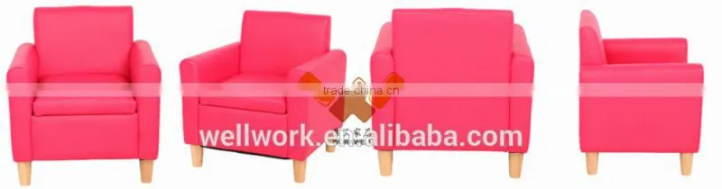 WorkWell single seat kids sofa with storage Kw-CS38-S