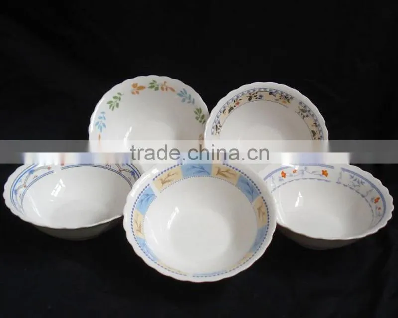 round porcelain japanese rice bowls, enamel bowl, ceramic soup bowl