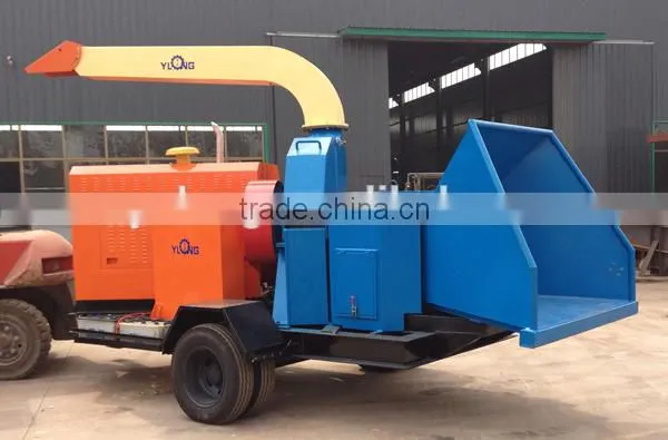 10-20t/h mobile wood chipper shredder (CE)