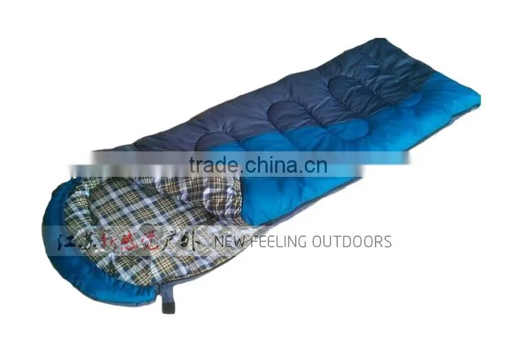 Rectangular Shape Flannel Nylon Camping Sleeping Bags