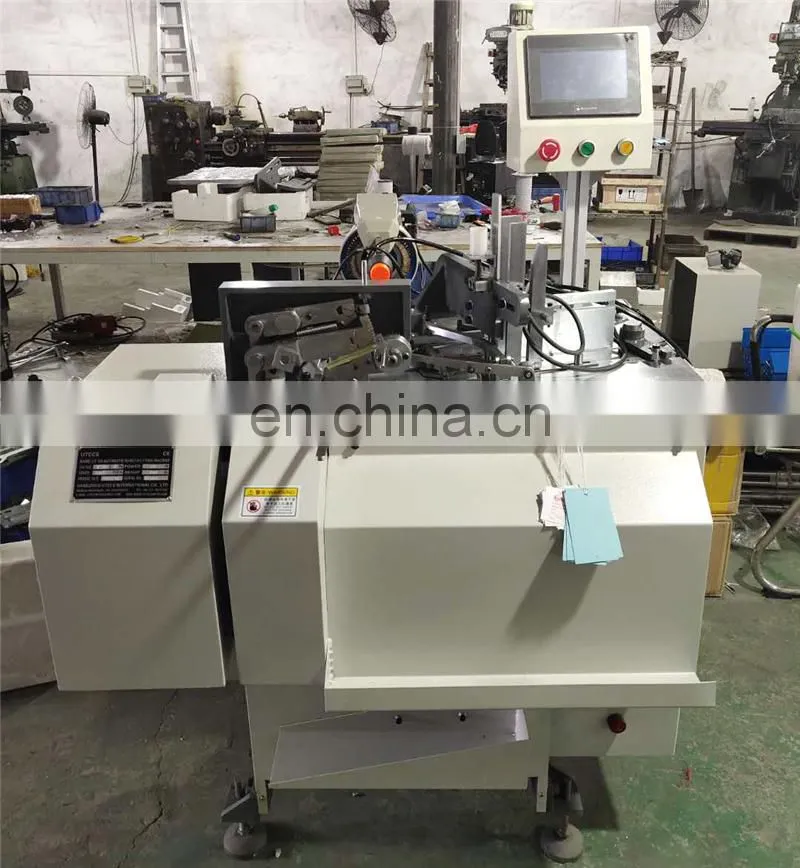 UT150 Automatic Perfume bottle Hang tag Tyer Tying Machine, hand card string loop binding machine