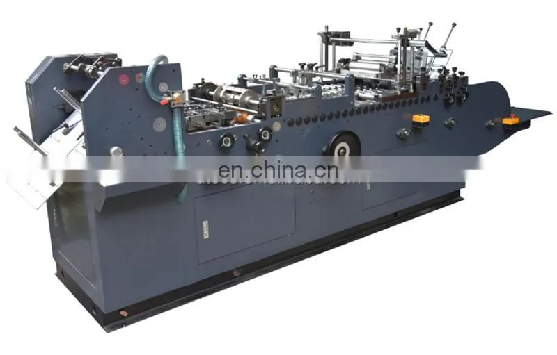 ZF390 Automatic Pocket & Wallet Envelope Making Machine flap coating equipment