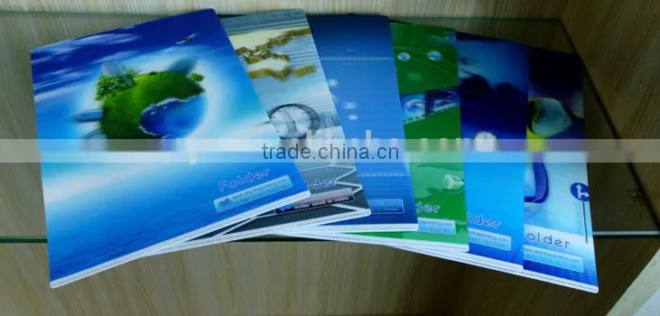 2015 environmental protection multiple color decorative executive conference file folder