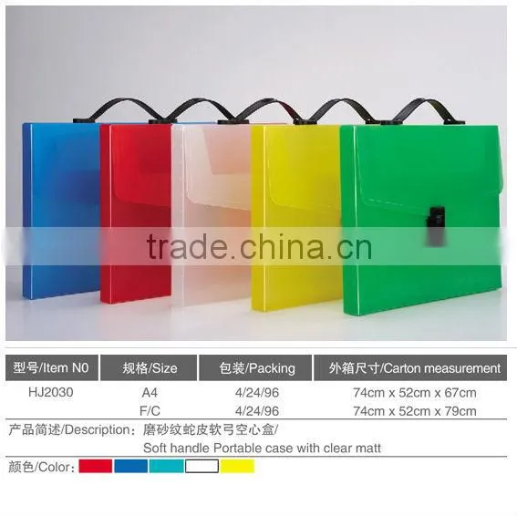 A4 briefcase document bag zipper bag with square veins