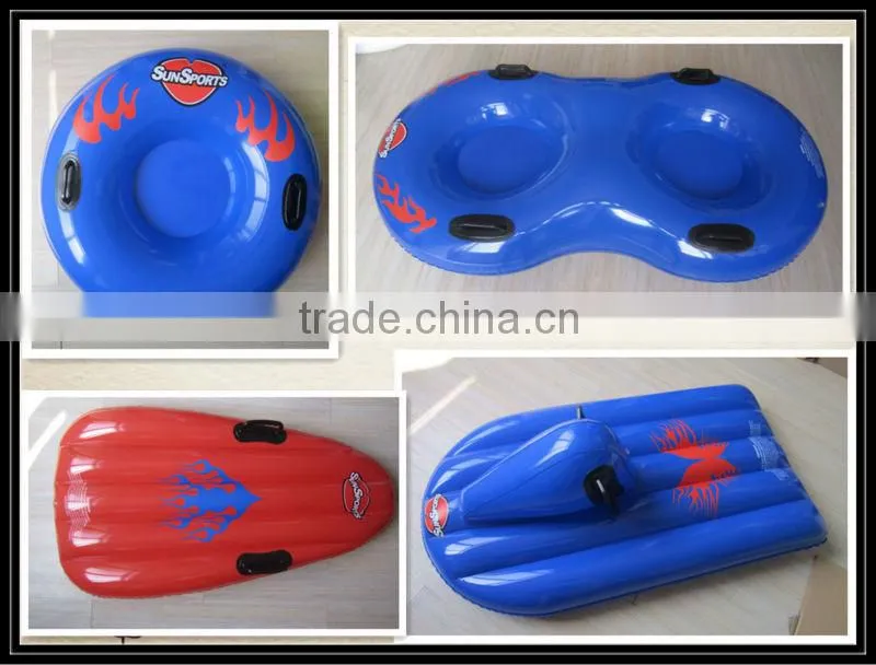 2015 hot PVC Inflatable Sledge towable