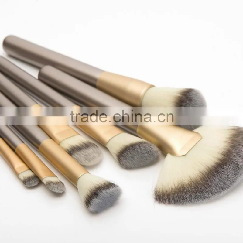 Private label wholesale professional wood handle Pony hair makeup brush
