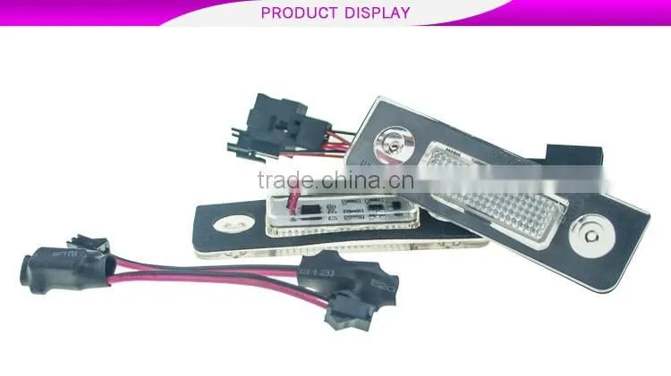 New Lowest factory price 3014SMD 18leds OCtavia Led License Plate