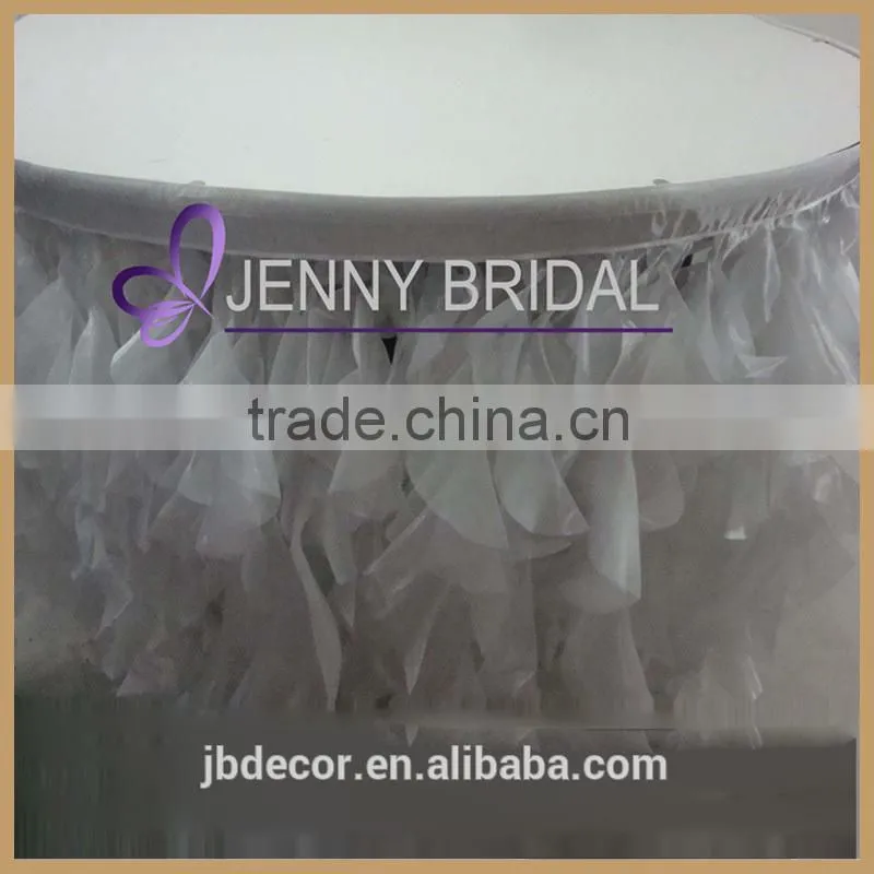 TC012A beautiful organza wedding decoration table covers
