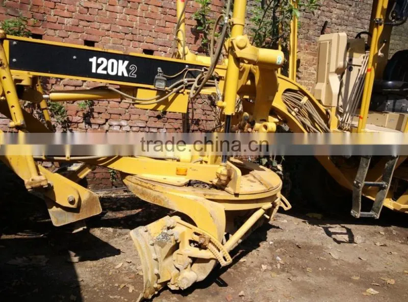 used good condition motor grader cater 120K for sale