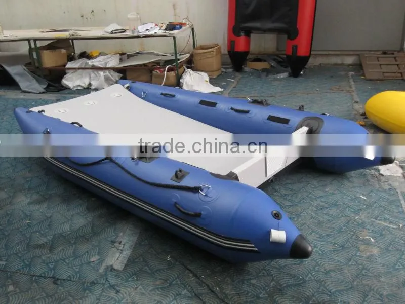 3.3m inflatable catamaran and aluminum catamaran for sale