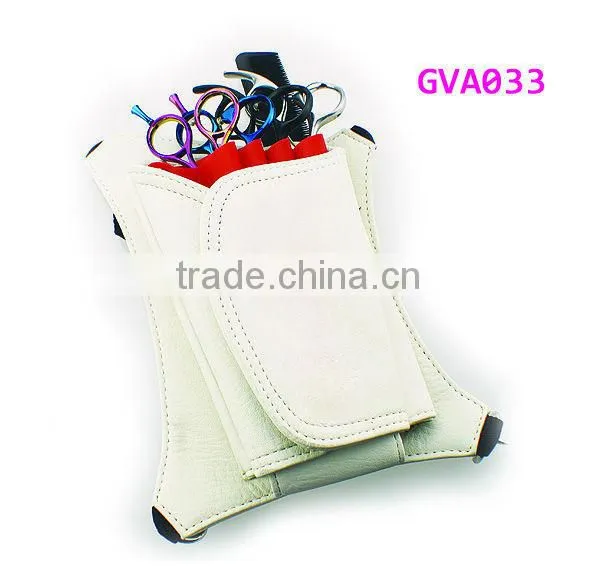 GVA033 PU LEATHER POUCH Hair scissor bag
