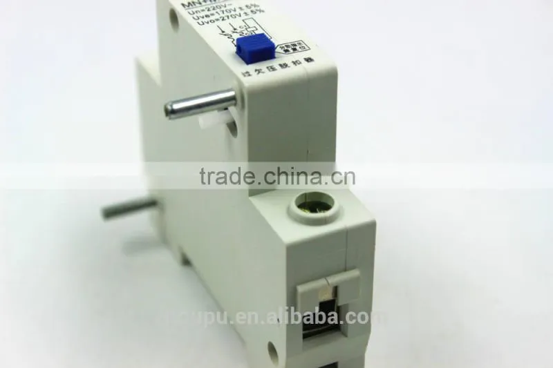 MV+MN automatic reset remote circuit breaker auxiliary switch