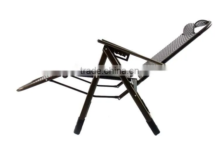 New Style Comfortable Portable Cheap Folding Wholesale Deck Chairs Rattan