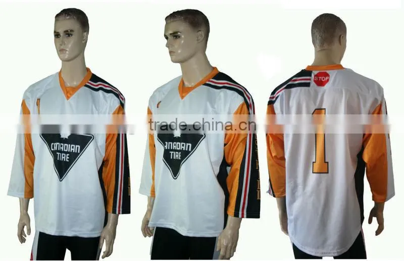 personalized custom sublimation blank hockey jersey