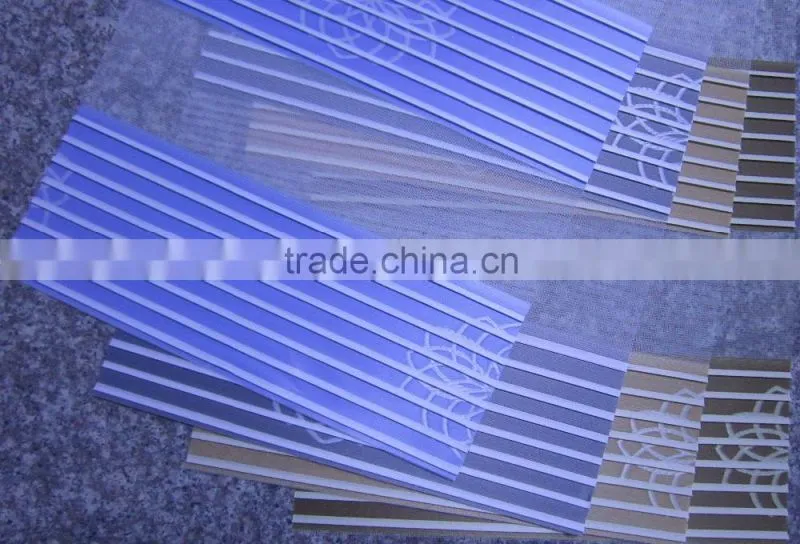 Polyester Material Jacquard and Pleated Style Zebra Blids Fabric