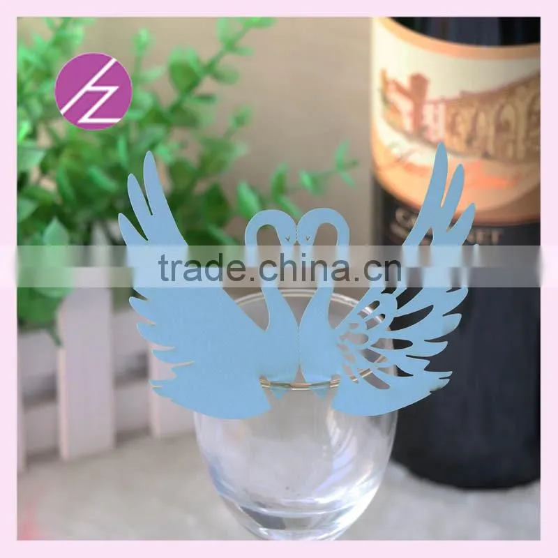 2016 new design paper mandarin duck table wedding decoration JK-50