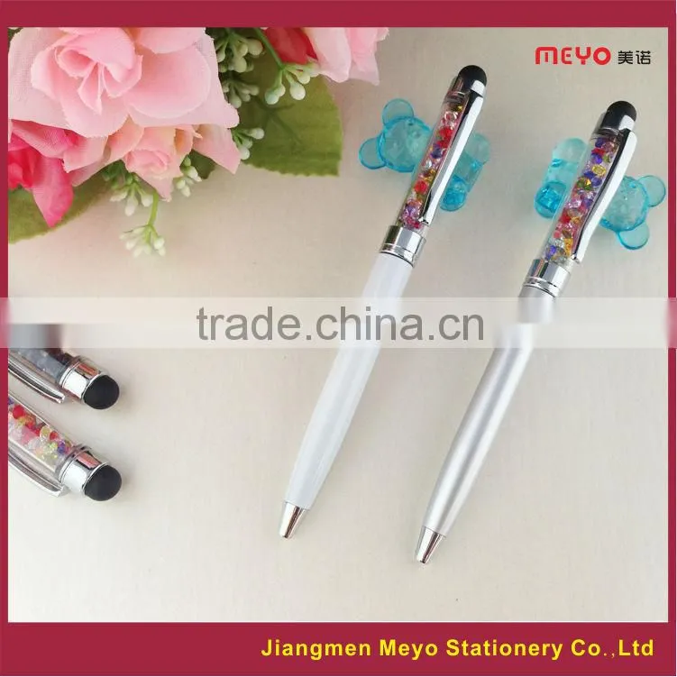 crystal pens for women, women's gift, white filled crystal pen for women
