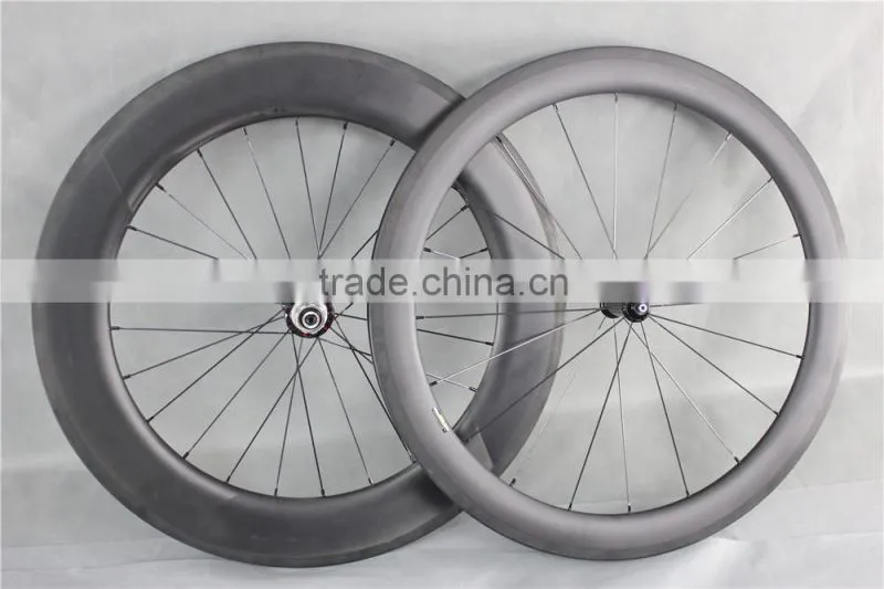56mm clincher bicycle wheelset 700c road bike wheelset powerway M71 wheels carbon road bike wheelset W56C