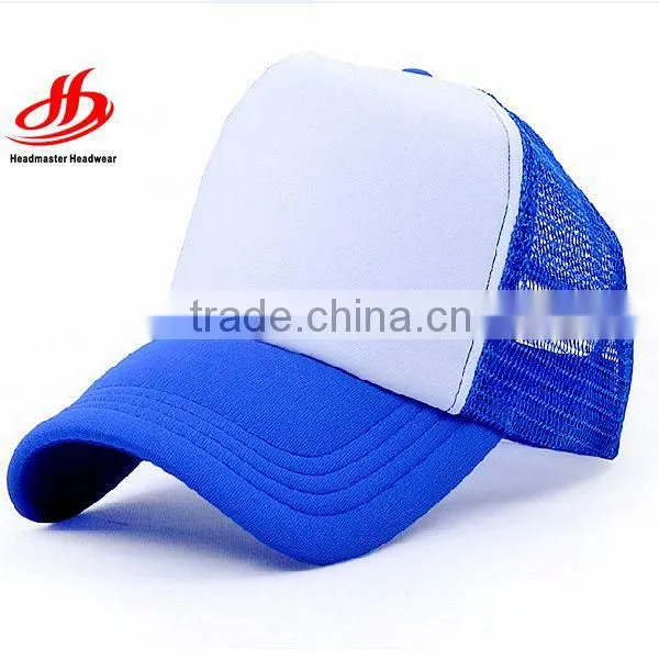 Custom 100%cotton embroidery Adults Age Group trucker mesh caps baseball caps