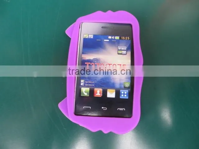 Silicone funny phone cover made in China