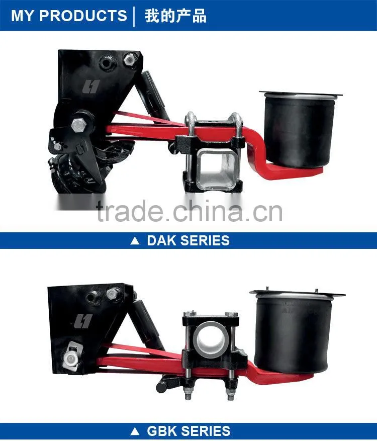 All kinds Semi Trailer parts suspension system parabolic leaf spring