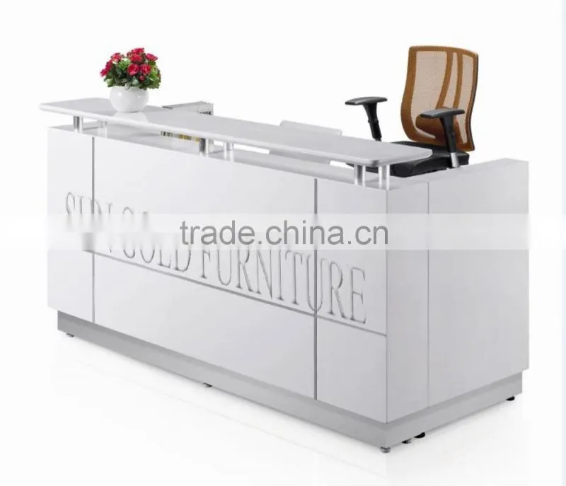 used reception desk dimensions shop counter design(SZ-RTT002)