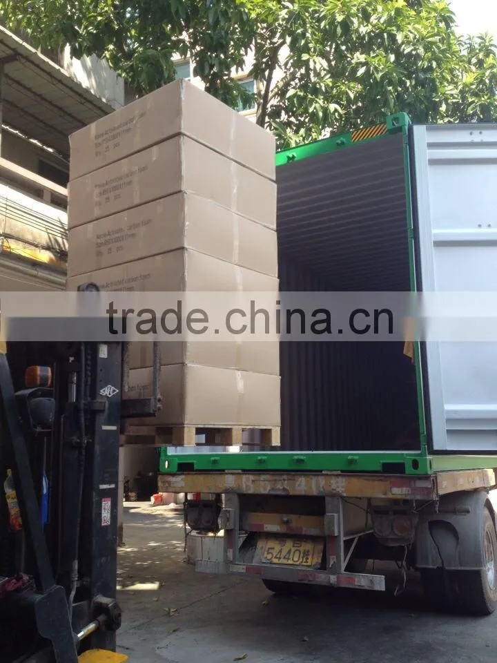 FRS-ACM-002 Activated carbon filter polyurethane foam (factory price)