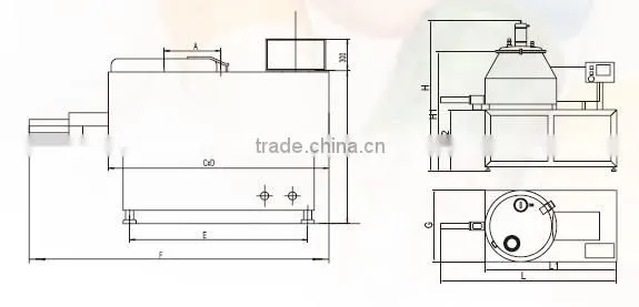 GHL high speed mixer granulator
