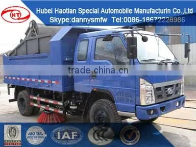 FOTON hot sale small dump car garbage sweeper truck