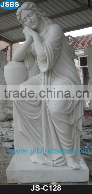 Stone nude lady statue