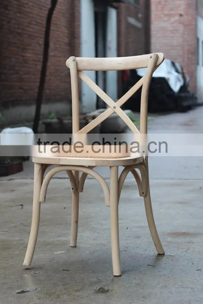 Classical X Back Antique Teak Wood Chair