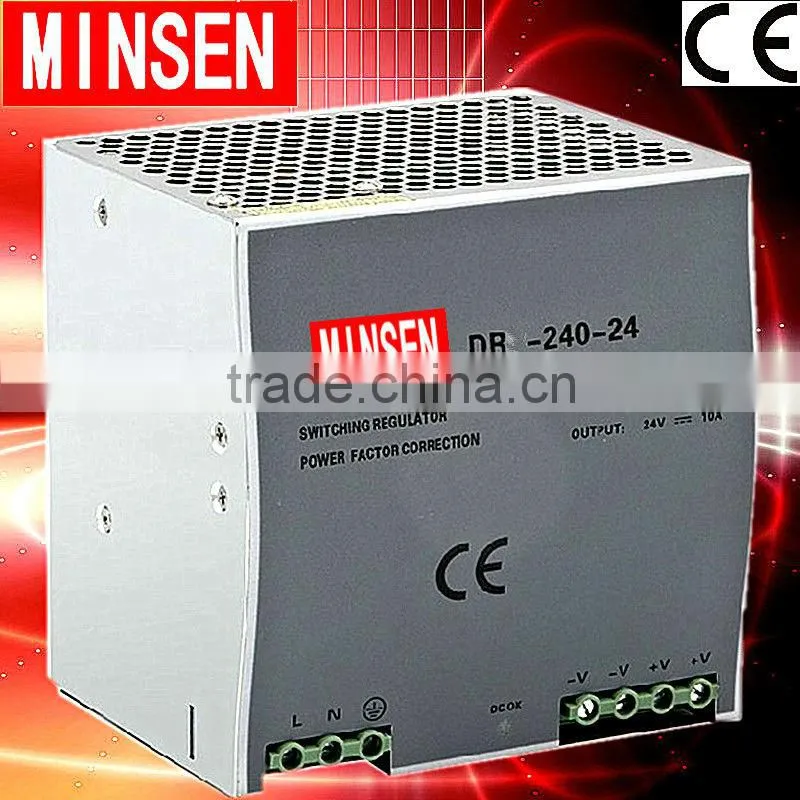 CE Approval 240w Din Rail power supply 240w 12v